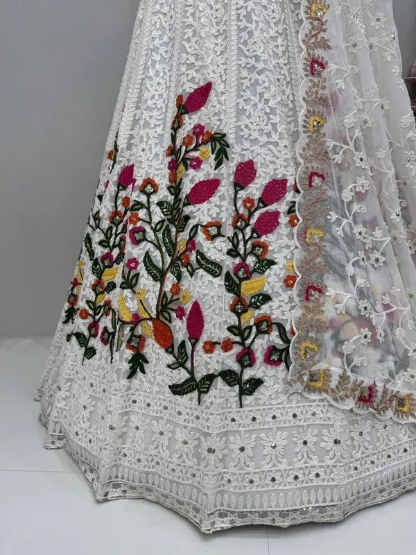 White_Heavy_Georgette_Premium_Embroidered_Lehenga_Choli_For_Women
