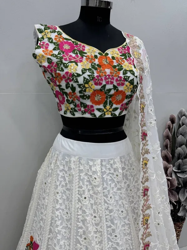 White_Heavy_Georgette_Premium_Embroidered_Lehenga_Choli_For_Women