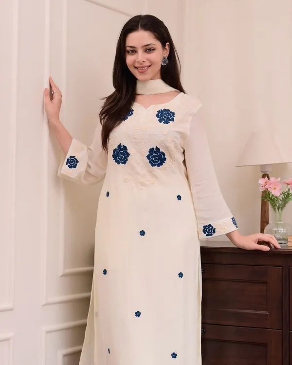 Blue_And_White_Viscose_Rayon_Premium_Embroidered_Ethnic_Top_Kurta_Palazzo_Dupatta_Set_For_Women
