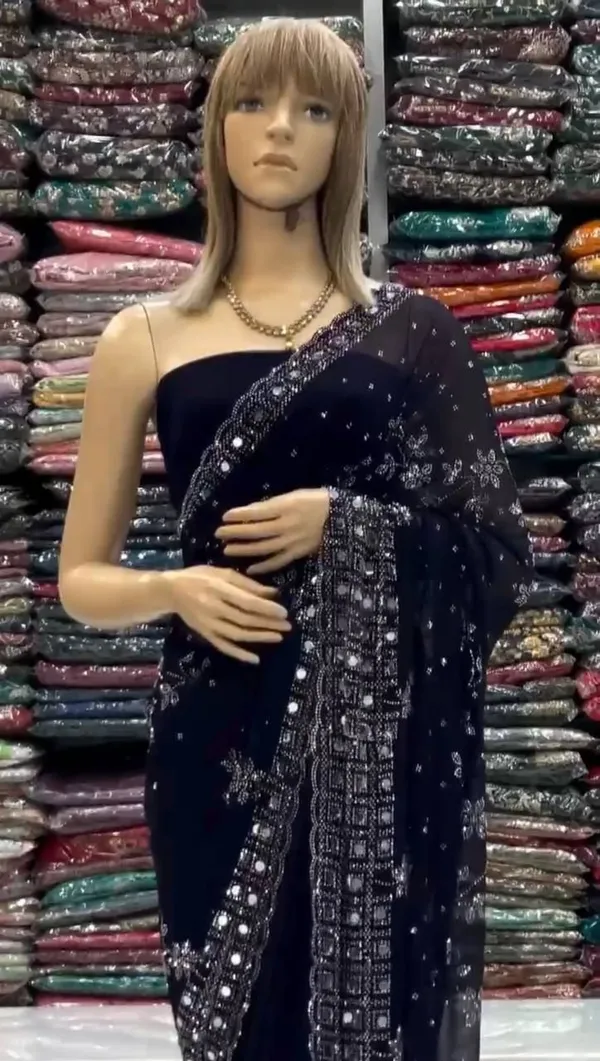 Black_Georgette_Premium_Embroidered_And_Embellished_Bollywood_Saree_For_Women
