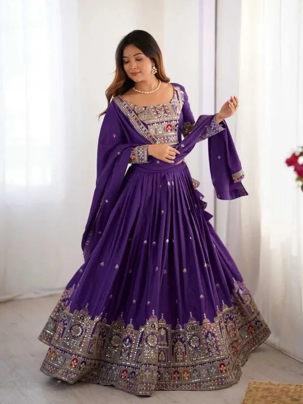 Purple_Chiffon_Premium_Embroidered_Lehenga_Choli_For_Women