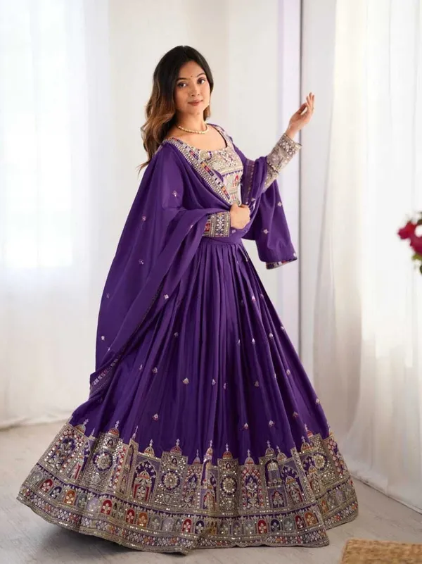 Purple_Chiffon_Premium_Embroidered_Lehenga_Choli_For_Women