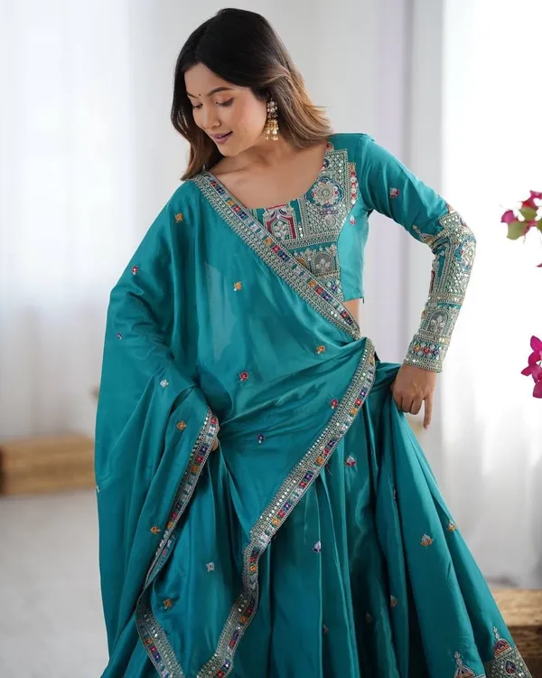 Blue_Chiffon_Premium_Embroidered_Lehenga_Choli_For_Women