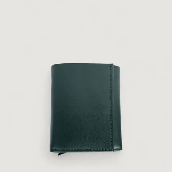 Emerald_Green_Leather_Kinetic_Wallet_For_Men