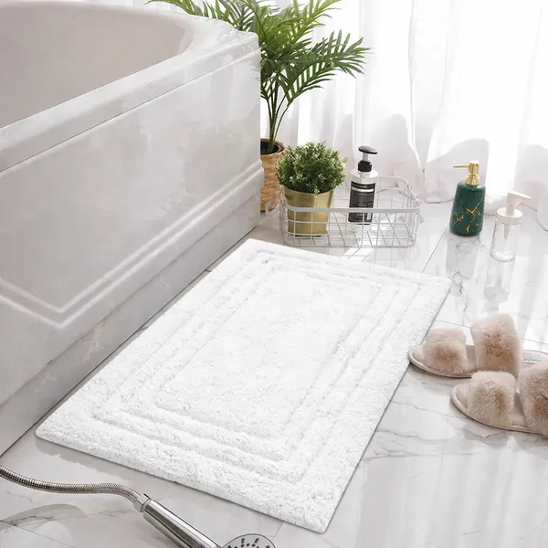 Linea_Bathmat_-_White_-_40x60_cm