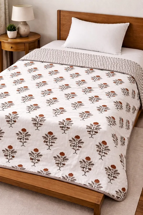 Celosia_Cotton_Printed_Single_Bed_(Reversible)
Comforter/Dohar