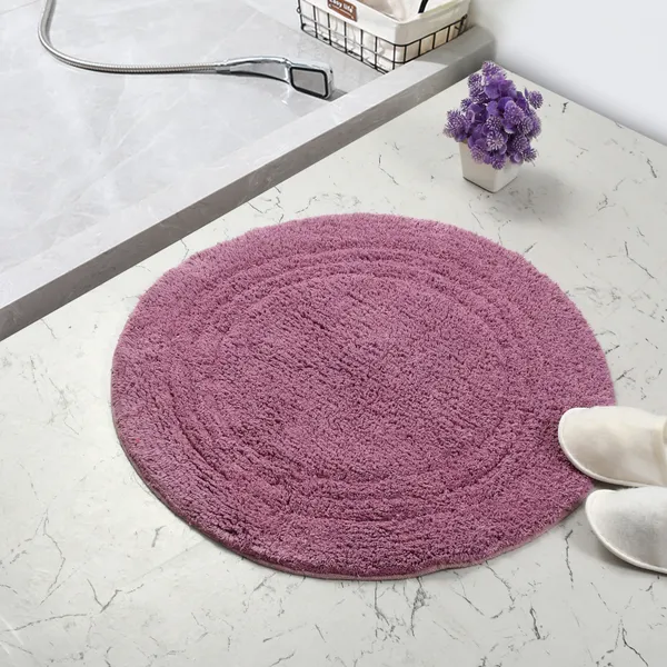 Linea_Round_Bathmat_-_Lilac,_Size_-_60_CM_Round