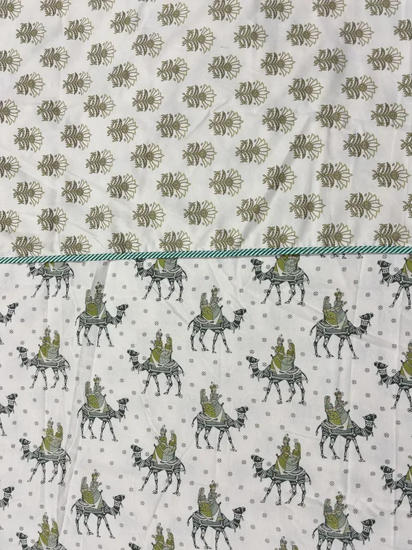 Ritual_Cotton_Printed_Double_Bed_(Reversible)
Comforter/Dohar_-_Green