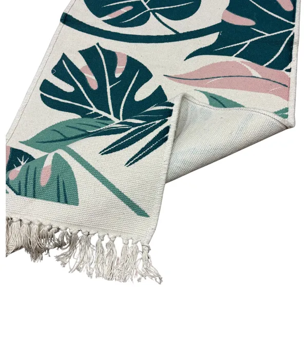 Multicolor_Green_Leaf_Printed_Runner
