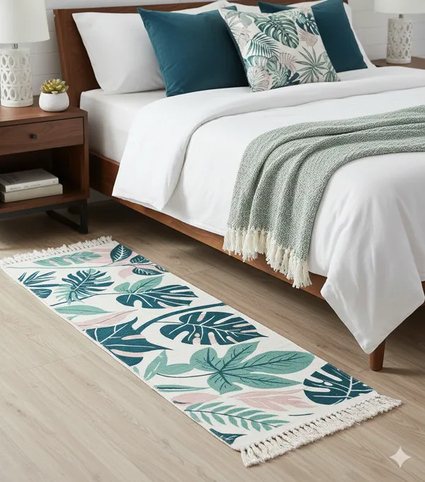 Multicolor_Green_Leaf_Printed_Runner