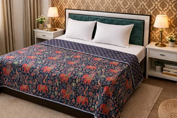 Airavat_Cotton_Printed_Double_Bed_(Reversible)
Comforter/Dohar