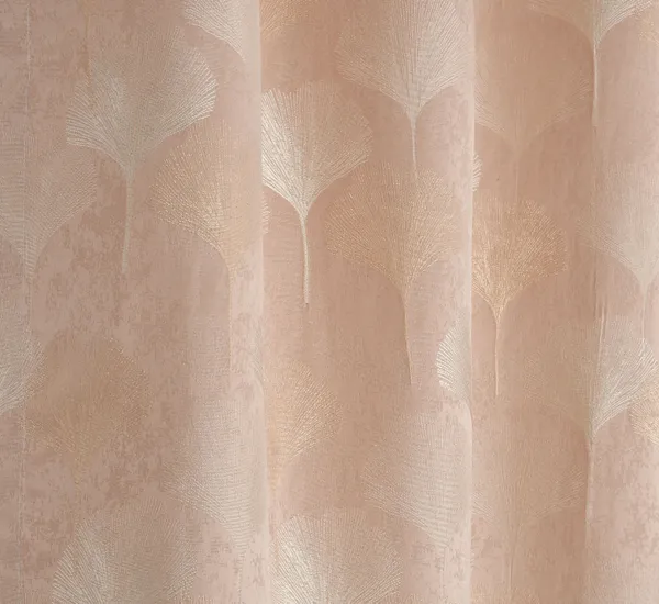 Peach_Premium_Leaf_Polyester_Window_Curtain,_Size_-_4x5_ft,_Pack_of_2_pcs