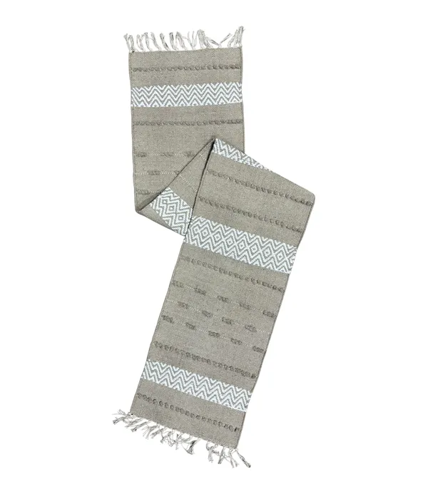 Beige_Premium_Siri_Handwoven_Table_Runner,_Size_-_12x72_Inch