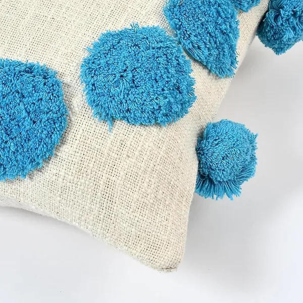 Blue_Premium_Gem_Hand_Woven_Table_Tufted_Boho_Cushion_Cover_Pack_Of_2,_Size_-_16x16_Inch_(_Filler_not_include_)