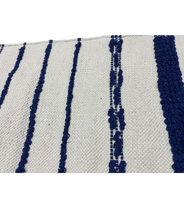 Blue_&_White_Premium_Dot_Stripe_Handwoven_Table_Runner,_Size_-_12x72_Inch