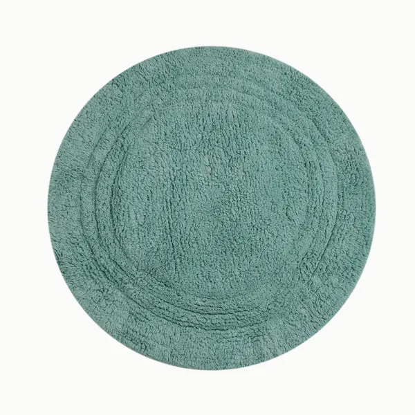 Linea_Round_Bathmat_-_Aqua,_Size_-_60_CM_Round