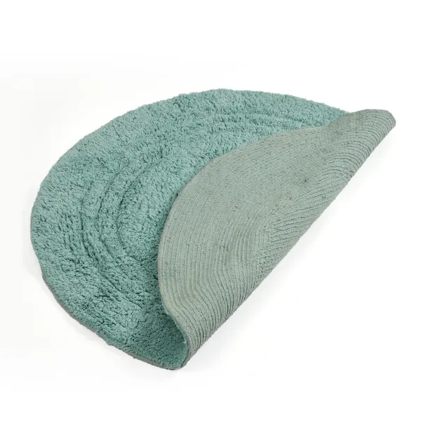 Linea_Round_Bathmat_-_Aqua,_Size_-_60_CM_Round