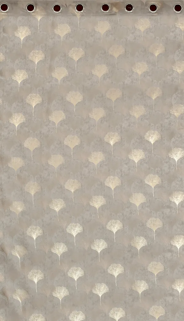 Grey_Premium_Leaf_Polyester_Window_Curtain,_Size_-_4x5_ft,_Pack_of_2_pcs