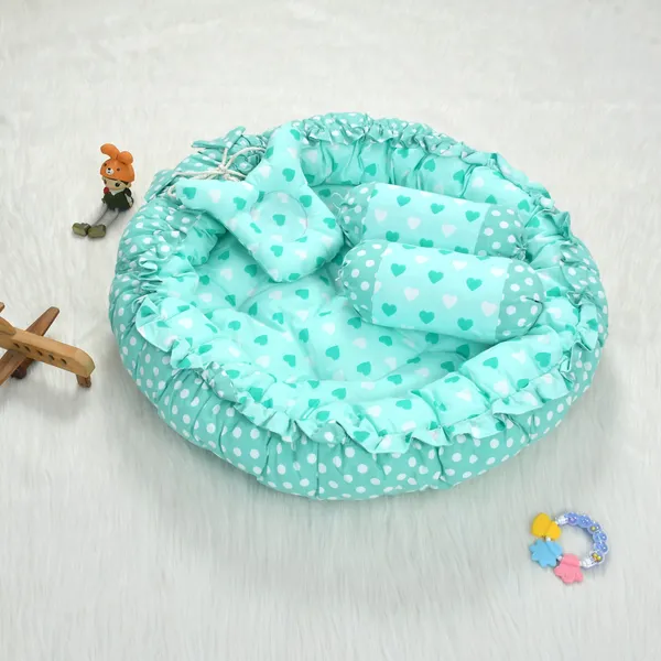 Ocean_Green_Premium_Erick_Baby_Bed_Set