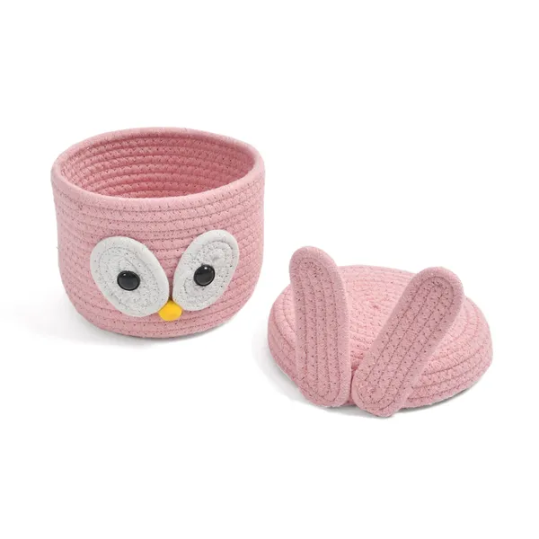 Pink_Premium_Bunny_Braided_Kids_Basket