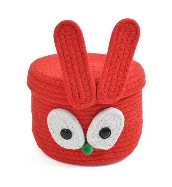 Red_Premium_Bunny_Braided_Kids_Basket