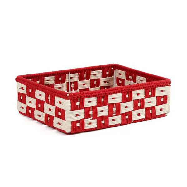 Red_Premium_Check_Macrame_Basket_Pack_Of_3