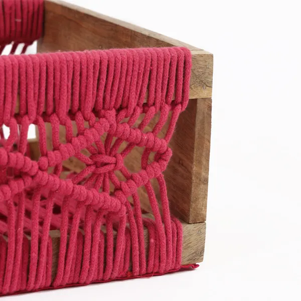 Pink_Premium_Irish_Macrame_Basket_Pack_Of_3