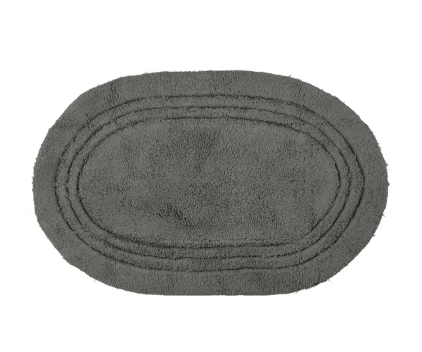 Grey_Premium_Linea_Tufted_Oval_Bath_Mat,_Size_-_50x80_CM