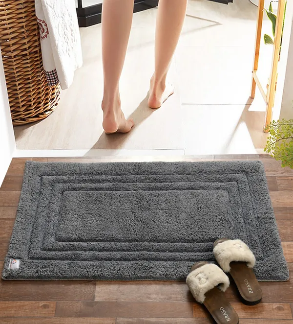 Grey_Premium_Linea_Bath_Mat,_Size_-_40x60_CM
