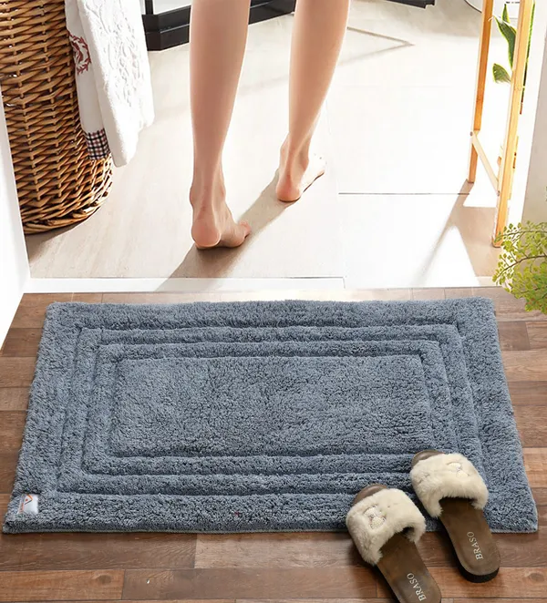 Pale_Blue_Premium_Linea_Bath_Mat,_Size_-_50x80_CM