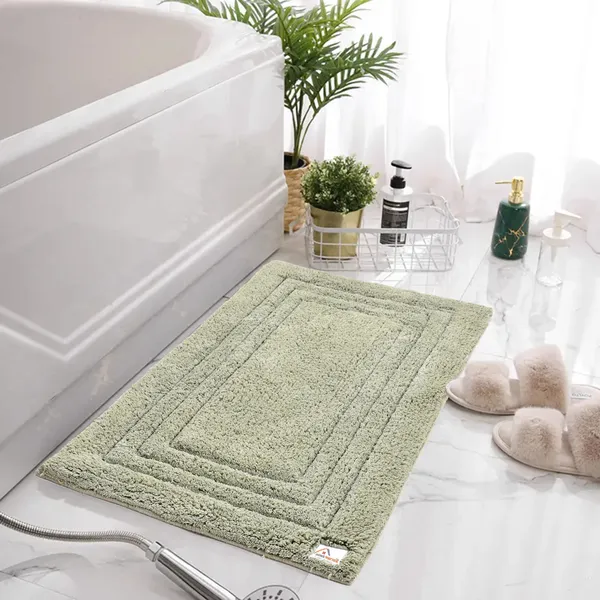 Olive_Premium_Linea_Bath_Mat_Sage_Green,_Size_-_50x80_CM