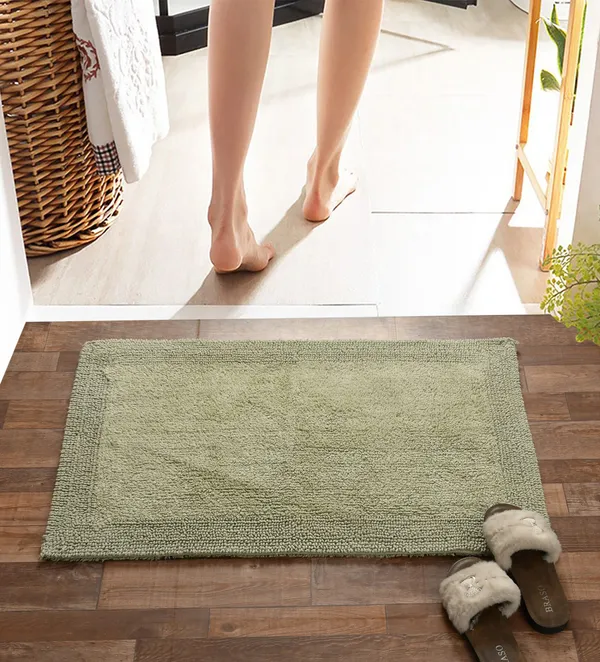 Olive_Premium_Swarn_Bath_Mat,_Size_-_50x80_CM