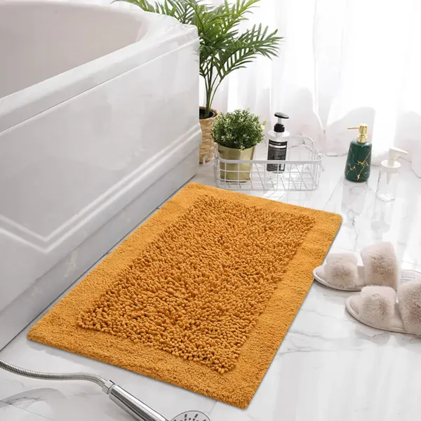 Orange_Premium_Twist_Bath_Mat,_Size_-_50x80_CM