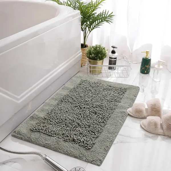 Grey_Premium_Twist_Bath_Mat,_Size_-_50x80_CM