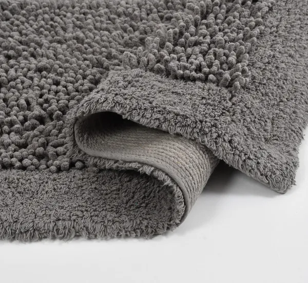 Grey_Premium_Twist_Bath_Mat,_Size_-_40x60_CM