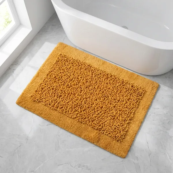 Orange_Premium_Twist_Bath_Mat,_Size_-_50x80_CM
