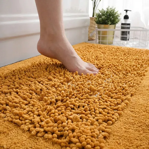 Orange_Premium_Twist_Bath_Mat,_Size_-_50x80_CM