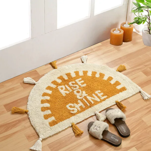 Off_White_And_Beige_Premium_Rise_And_Shine_Bath_Mat,_Size_-_50x80_CM