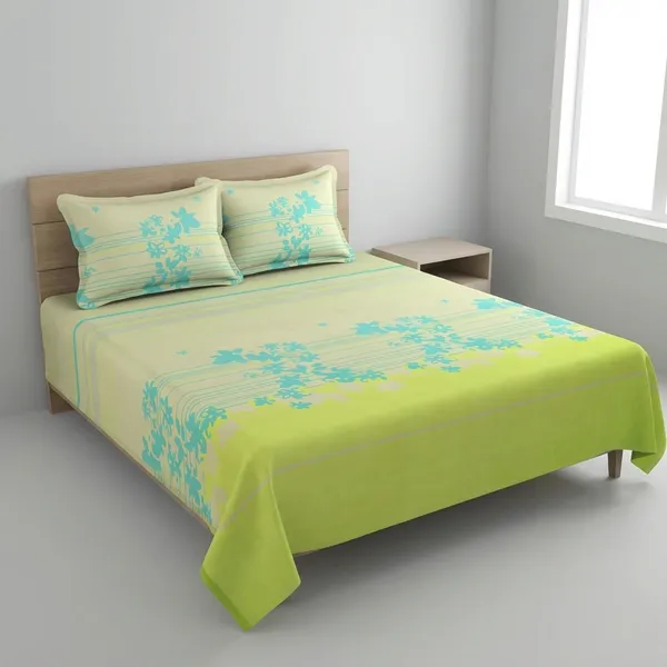 Lemon_Premium_Floral_Fiesta_Bed_Sheet_Double_Bed_Sheet
