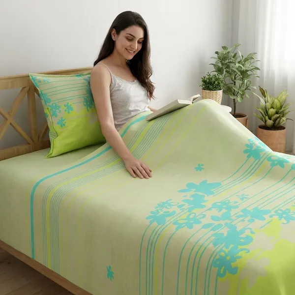 Lemon_Premium_Floral_Fiesta_Bed_Sheet_Single_Bed_Sheet