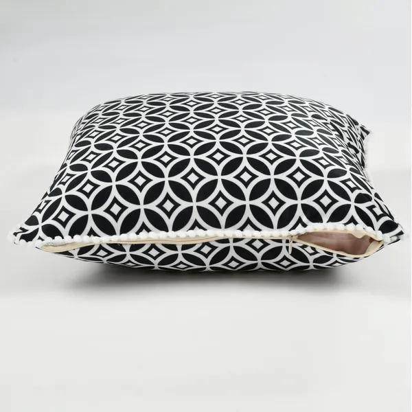 Black_Premium_Circle_Printed_Velvet_Cushion_Cover