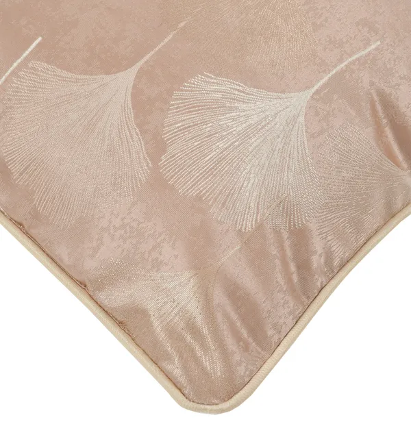 Peach_Premium_Leaf_Velvet_Cushion_Cover