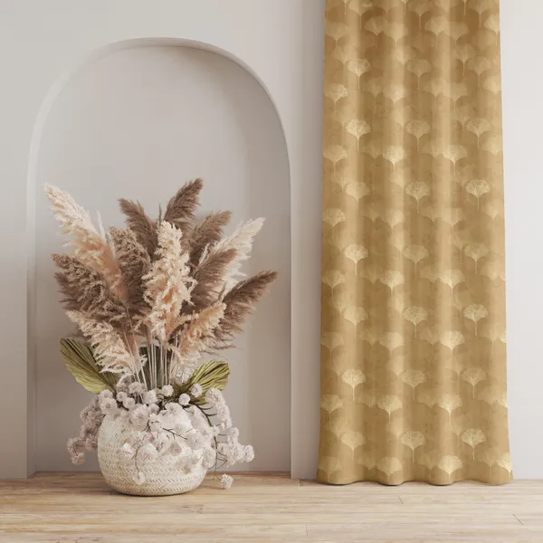 Mustard_Premium_Leaf_Polyester_Door_Curtain_And_Window_Curtain