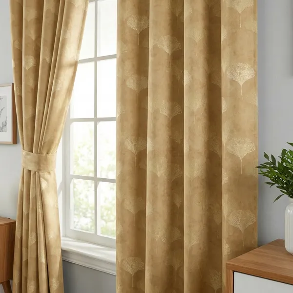 Mustard_Premium_Leaf_Polyester_Door_Curtain,_Size_-_4x7_ft,_Pack_of_2_pcs