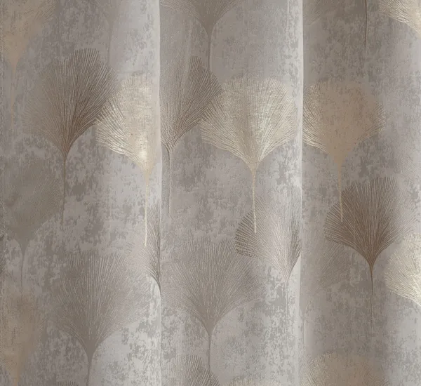 Grey_Premium_Leaf_Polyester_Door_Curtain_And_Window_Curtain