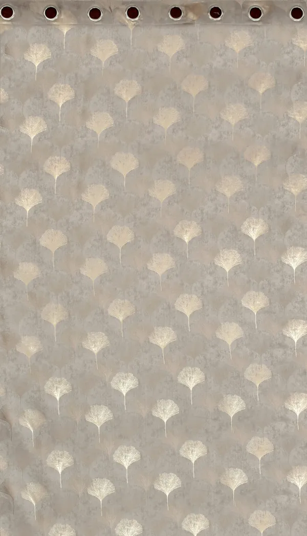 Grey_Premium_Leaf_Polyester_Door_Curtain_And_Window_Curtain