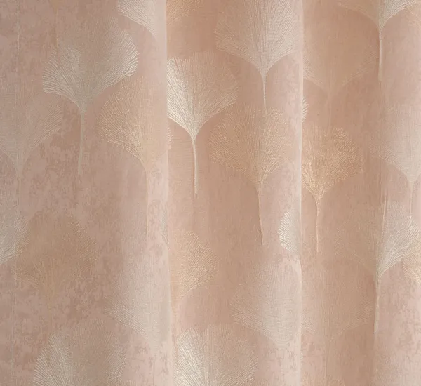 Peach_Premium_Leaf_Polyester_Door_Curtain_And_Window_Curtain