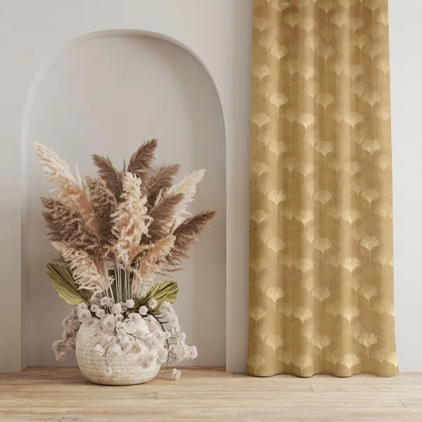Mustard_Premium_Leaf_Polyester_Door_Curtain_And_Window_Curtain