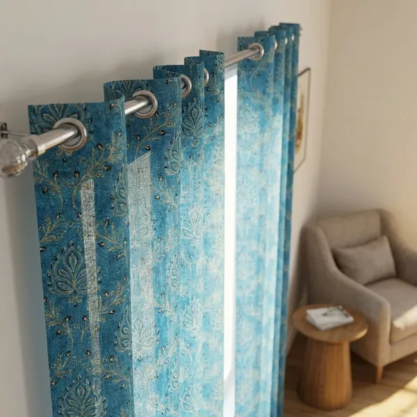 Blue_Premium_Edge_Polyester_Window_Curtain,_Size_-_4x5_ft,_Pack_of_2_pcs