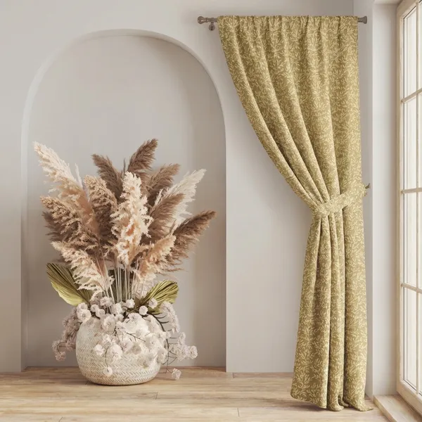 Yellow_Premium_Twig_Polyester_Door_Curtain_And_Window_Curtain